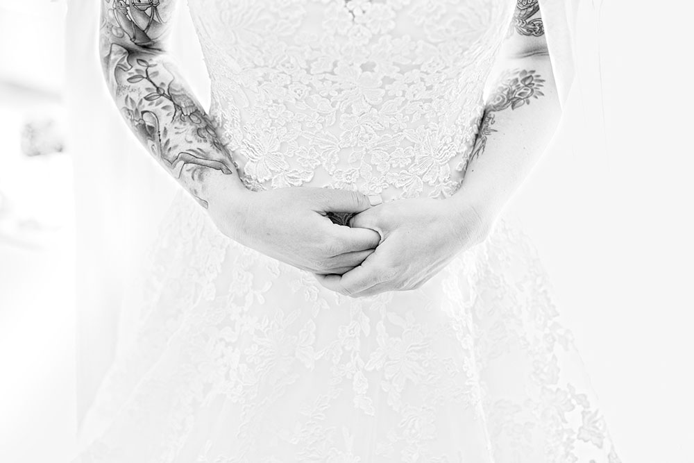 Hochzeitsfotograf Salzgitter, Tattoo, Braut